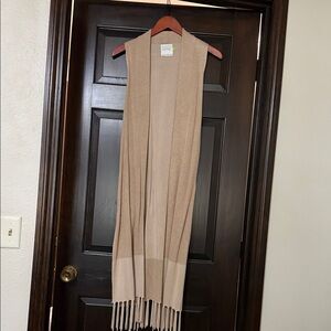 Lysse Tan Sleeveless Sweater Vest